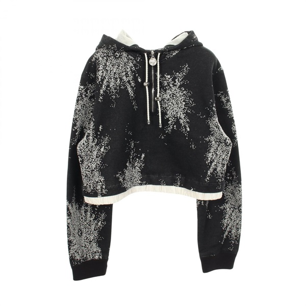 シャネル(CHANEL)シャネル ココマーク ジップアップ クロップド丈