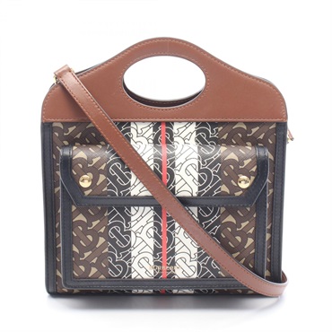 バーバリー MINI POCKET BAG 2WAY ハンドバッグ バッグ レディース 8019365