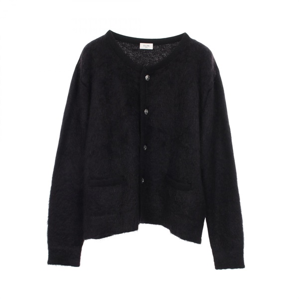 セリーヌ BRUSHED MOHAIR トリオンフボタン カーディガン 衣料品 トップス レディース