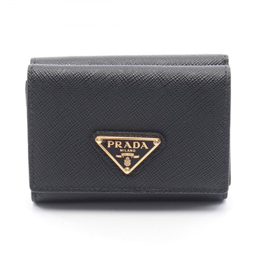 プラダ SAFFIANO TRIANG 三つ折り財布 財布 レディース 1MH042