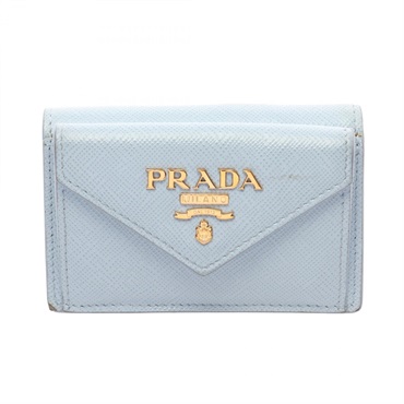 プラダ SAFFIANO METAL コンパクトウォレット 三つ折り財布 財布 レディース 1MH021