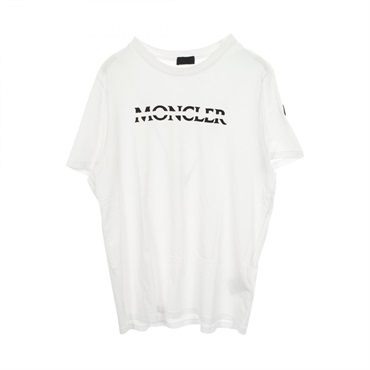 モンクレール ロゴレタリング 半袖Tシャツ 衣料品 トップス レディース