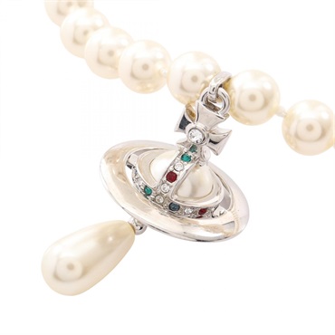 ヴィヴィアンウエストウッド ONE ROW PEARL DROP チョーカー アクセサリー レディース 63030008