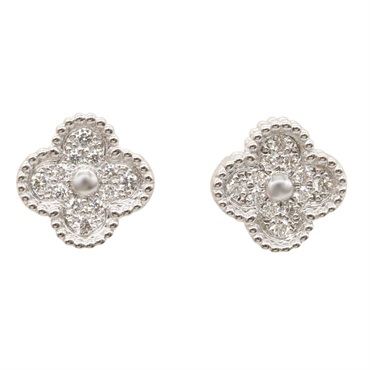 ヴァンクリーフ＆アーペル スウィート アルハンブラ ピアス ダイヤ ピアス ジュエリー レディース VCARO85500