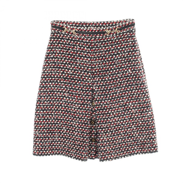 グッチ ホースビット スパンコール ツイード スカート 衣料品  ボトムス レディース 543438