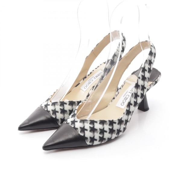 JIMMY CHOO パール装飾 スリングバック パンプス38 ジミーチュウ(JIMMY CHOO)ジミーチュウ LIYA スリングバック パンプス