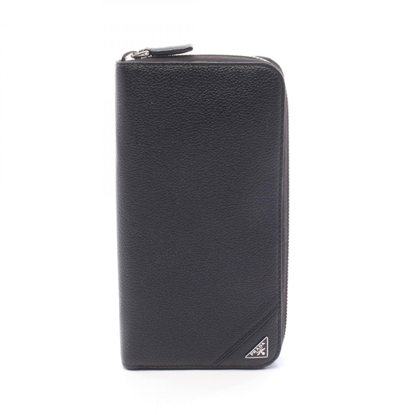 プラダ(PRADA)プラダ トライアングルロゴ ラウンド長財布 財布