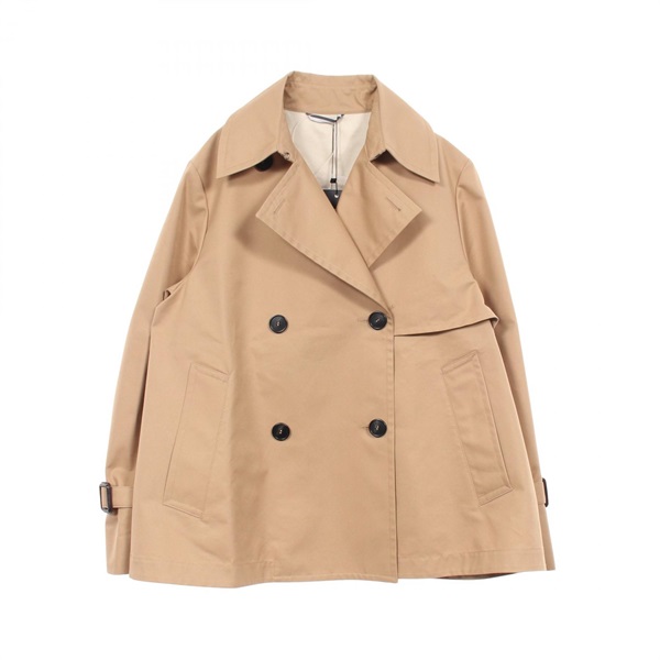 mic0358！！Max Mara ショートトレンチコート　40 ベージュ ウィークエンド マックスマーラ(WEEK END Max Mara)ウィークエンド