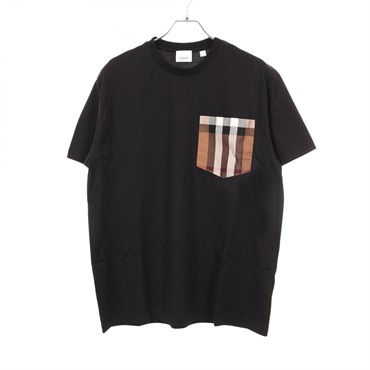 バーバリー チェック ポケット付き  半袖Tシャツ 衣料品 トップス メンズ