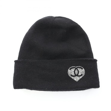 シャネル ココマーク ニットキャップ 帽子 レディース