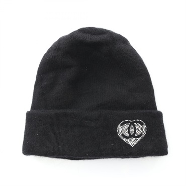 シャネル ココマーク ニットキャップ 帽子 レディース