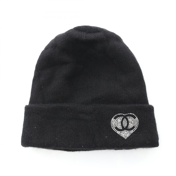 シャネル ココマーク ニットキャップ 帽子 レディース