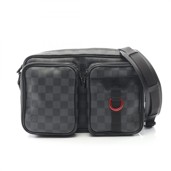 ルイ・ヴィトン ユーティリティ メッセンジャー ダミエグラフィット ショルダーバッグ バッグ メンズ N40280