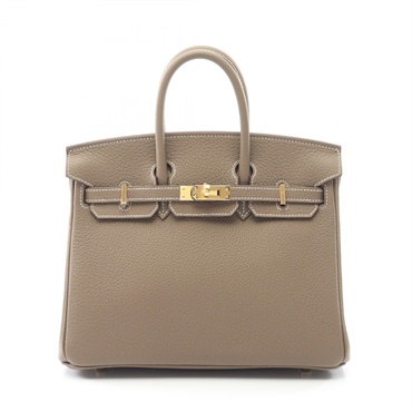 エルメス バーキン25 エトゥープ ハンドバッグ バッグ レディース
