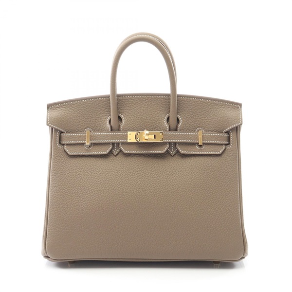 エルメス バーキン25 エトゥープ ハンドバッグ バッグ レディース