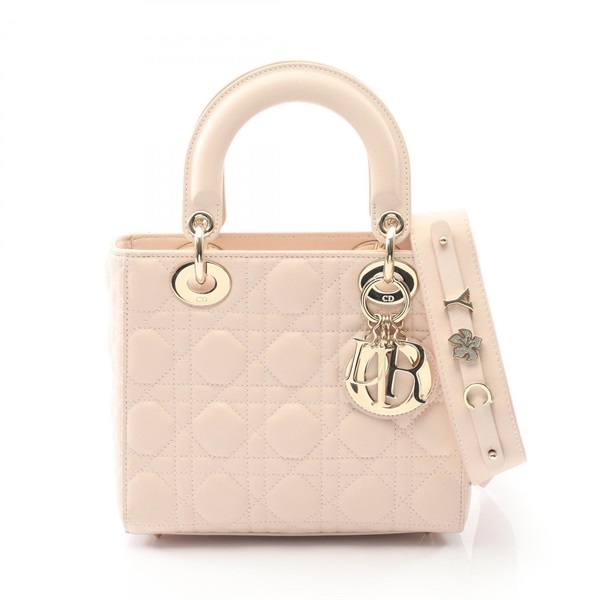 ディオール LADY DIOR MY ABCDIOR レディディオール スモール カナージュ ハンドバッグ バッグ レディース M0538ONGE_M413
