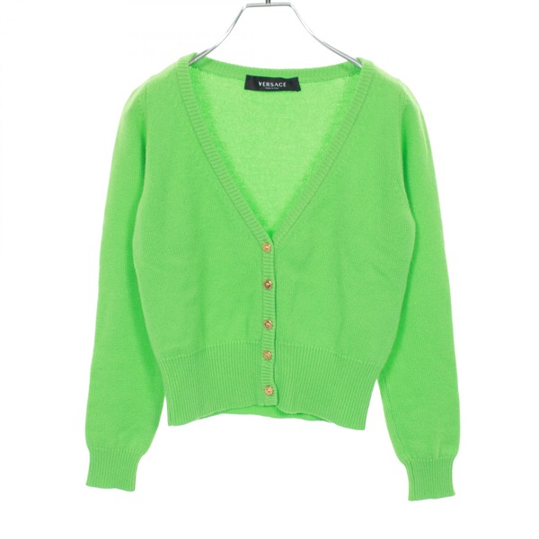 ヴェルサーチ メデューサボタン カーディガン 衣料品 トップス レディース