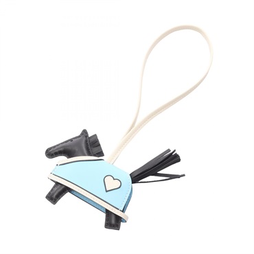 エルメス ロデオPM ロベオクール セレステ チャーム アクセサリー レディース