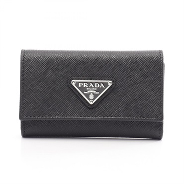プラダ SAFFIANO TRIANGO 4連 キーケース アクセサリー レディース 1PG004