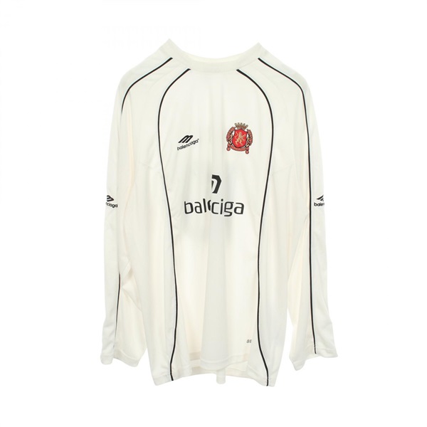 バレンシアガ PARIS SOCCER メッシュテクニカルジャージー 長袖Tシャツ 衣料品 トップス メンズ
