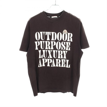 モンクレール ロゴプリント 半袖Tシャツ 衣料品 トップス メンズ
