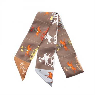 エルメス ツイリー HERMES PARADE リボン スカーフ 衣料品 レディース
