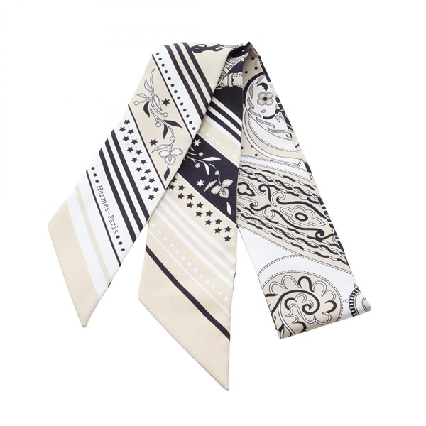 エルメス ツイリー Festival des Amazones Bandana リボン スカーフ 衣料品 レディース