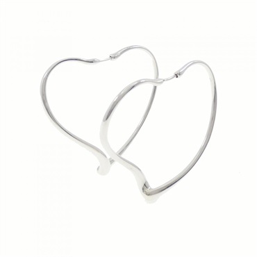 ティファニー Tiffany & Co オープンハート フープ ピアス 美品 Amazon.co.jp: TIFFANY＆Co. ティファニー ピアス オープン ハート