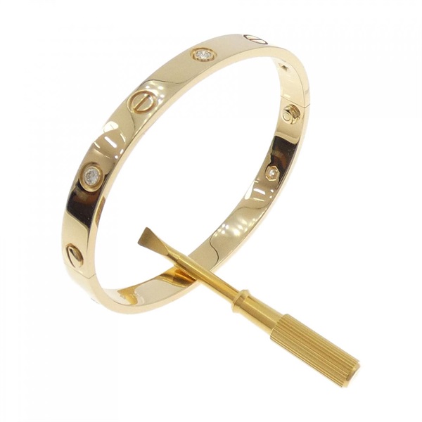 ラブブレスレット ハーフダイヤ 6P