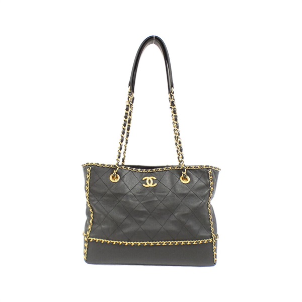 シャネル シャネル スマホショルダー レディース ブラック CHANEL AP1773 B04852