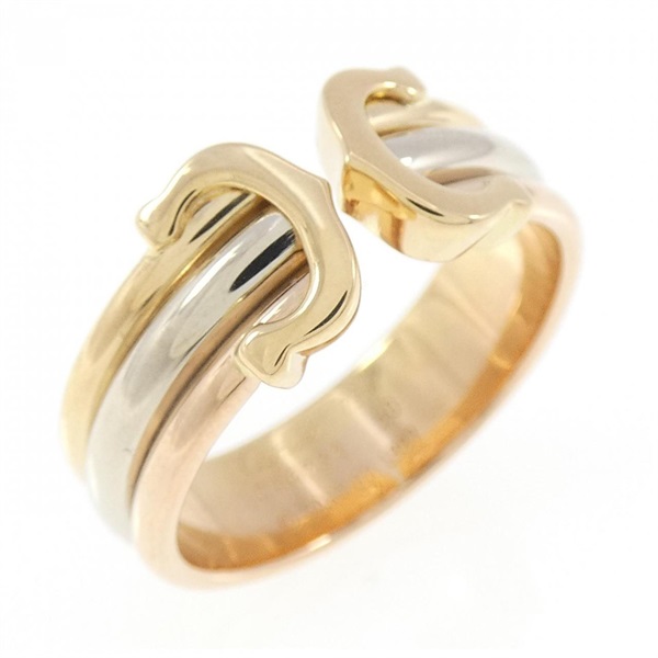 美品中古 Cartier 2Cリング size51 Cartier（カルティエ） 【CARTIER】カルティエ C2 2C リング 750 WG