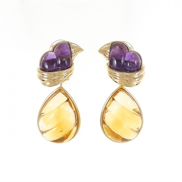 シトリン イヤリング