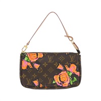F*B様 ルイヴィトン✨モノグラムポーチポシェットアクセソワール ルイ・ヴィトン(LOUIS VUITTON)ルイヴィトン モノグラム ローズ