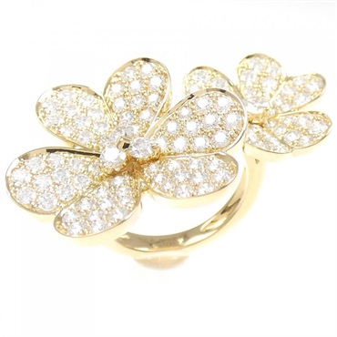 未使用　ヴァンクリーフ&アーペル　フリヴォル アントレ レ ドア リング　49 ヴァンクリーフ&アーペル フリヴォル アントレ レ ドア リング