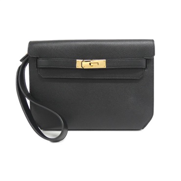 ヘルメス　(美品)ケリー デペッシュ ケリーデペッシュ 25 ノワール ブラック 黒[] Kelly Depeches 25 Noir