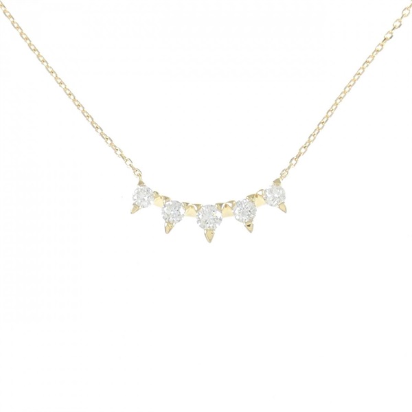 タサキ(TASAKI)チャッティー プラント ネックレス 0.34CT