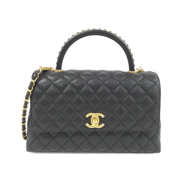 CHANEL ゴールド ブラック 置物 CHANEL シャネル ミニマトラッセ 18 ブラック ゴールド金具 19