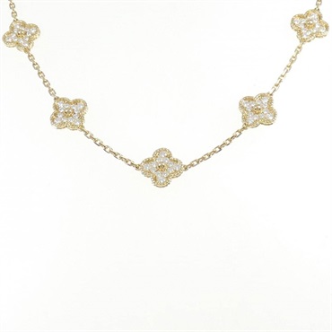 ヴィンテージアルハンブラ 10モチーフ ネックレス ヴァンクリーフ＆アーペル(Van Cleef & Arpels)ヴァンクリーフ