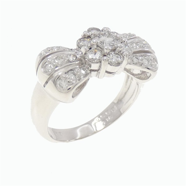 リボン ダイヤモンド リング 0.60CT