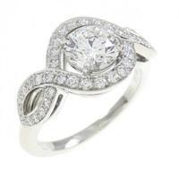 ハリーウィンストン(HARRY WINSTON)リリークラスター リング 0.71CT F
