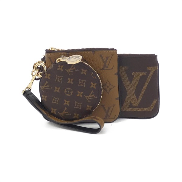 ✨超極美品 希少 IC内蔵✨ルイヴィトン モノグラム ポシェット トリオ ポーチ ルイ・ヴィトン(LOUIS VUITTON)ルイヴィトン モノグラム ポシェット