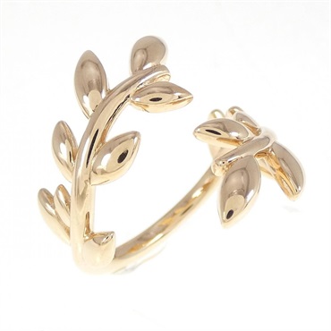 ティファニー(TIFFANY＆CO)オリーブリーフ バイパス リング