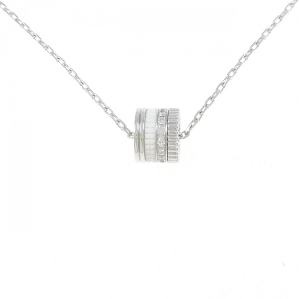 ブシュロン(Boucheron)キャトルダブル ホワイト ラージ ネックレス 