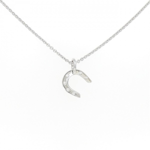ホースシュー ダイヤモンド ネックレス