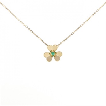 ヴァンクリーフ&アーペル フリヴォル ミニ ネックレス フリヴォル ペンダント、ミニモデル 18K イエローゴールド