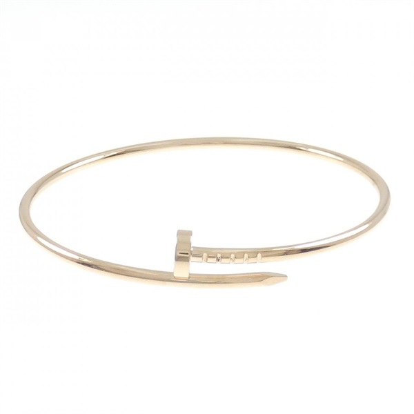 美品 ジュスト アン クル スモール バングル カルティエ(CARTIER)ジュスト アン クル スモール バングル