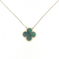 定価82,940円VEERT ネックレス　ゴールド✖️グリーン VEERT GREEN AND PINK RETRO LOGO PENDANT（ネックレス）｜BOICE FROM
