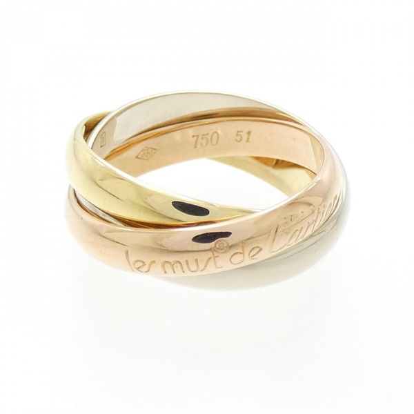 カルティエ　Cartier トリニティ　リング　ヴィンテージ カルティエ(CARTIER)【ヴィンテージ】カルティエ トリニティ リング