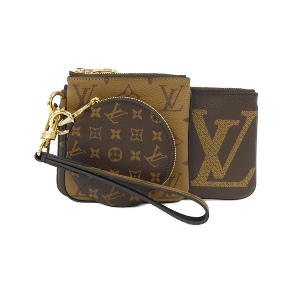 ✨超極美品 希少 IC内蔵✨ルイヴィトン モノグラム ポシェット トリオ ポーチ ルイ・ヴィトン(LOUIS VUITTON)ルイヴィトン モノグラム ポシェット