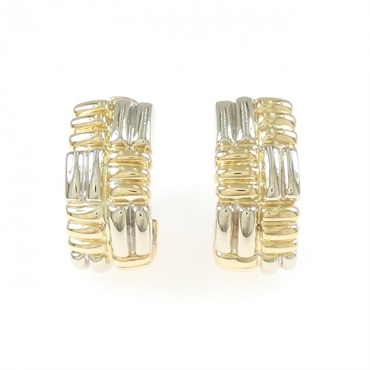 【ヴィンテージ】ブシュロン 750YG/750WG イヤリング